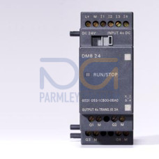 *** Spare part *** LOGO! DM8 24 expansion module, PS/I/O: 24 V/24 V/trans., 4 DI/4 DO