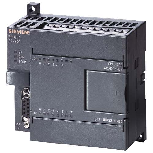 ***Spare part*** SIMATIC S7-200, CPU 222 Compact unit, DC power supply 8 DI DC/6 DO DC 4 KB progr./2