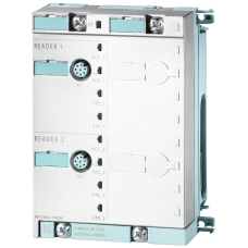 RFID connection block for RF170C, connection of 2 readers using M12, RS422/RS232