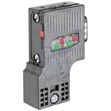 SIMATIC DP, Connection plug for PROFIBUS up to 12 Mbit/s 90&deg; cable outlet, 15.8x 59x 35.6 mm (WxHxD