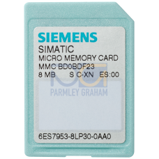 SIMATIC S7, Micro Memory Card for S7-300/C7/ET 200, 3, 3V Nflash, 8 MB