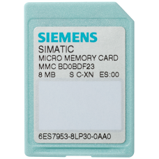 SIMATIC S7, Micro Memory Card P. S7-300/C7/ET 200, 3, 3V Nflash, 2 MB