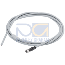 Power cable M8, PUR cable single-sided assembled with M8 socket, 4-pole, Length 15 m