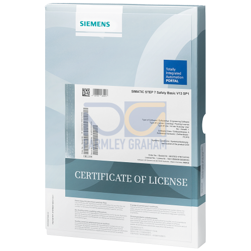 SIMATIC S7, F-programming tool S7 Distributed Safety V5.4, floating license for 1 user, E-SW, SW and documentation on DVD, Class A, 3 languages (de,en