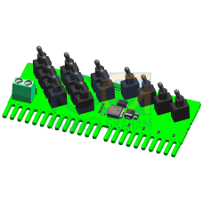SIMATIC S7-1200, Simulator module SIM 1274, for CPU 1217C, 14 input switches, 10x 24 V DC inputs, 4x 1.5 V differential inputs