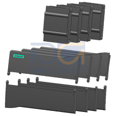 SIMATIC S7-1200, spare part Font flaps CPU 1214 (CPU 1214 front flap top /front flap bottom/signal b