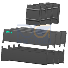 SIMATIC S7-1200, spare part Font flaps CPU 1215C (CPU 1215C front flap top /front flap bottom/signal