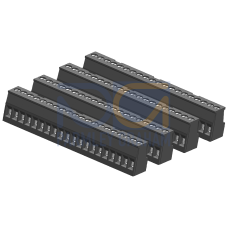 SIMATIC S7-1200, spare part I/O terminal block tin-coated CPU 1214C/1215C on input side (4 units wit