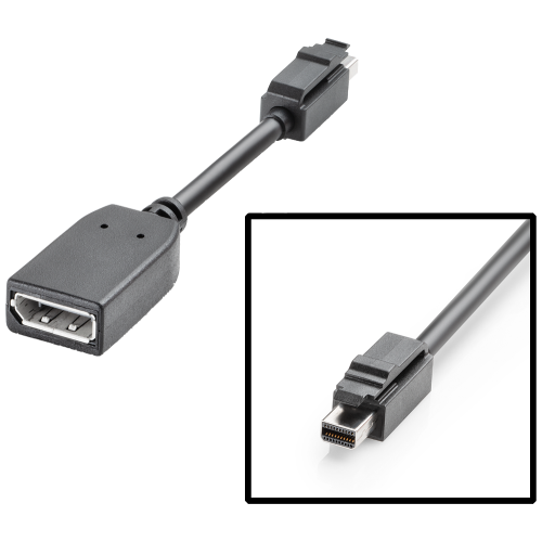 SIMATIC IPC, Adapter miniDisplayPort to DisplayPort (1x mDP-DP) for graphics card NVIDIA P400, for IPC647E, IPC847E