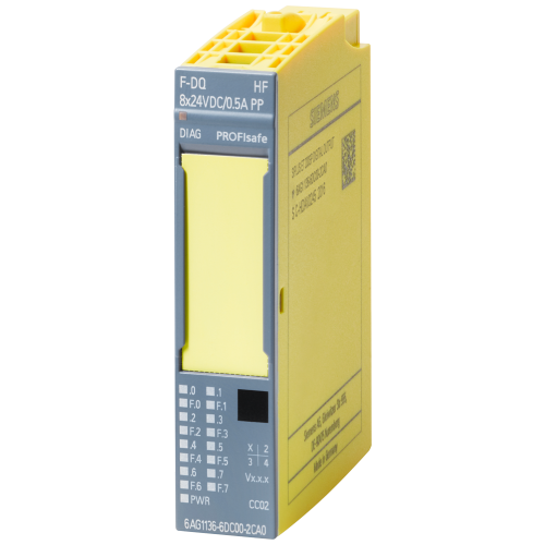 SIPLUS ET 200SP F-DQ 8x24VDC/0.5A PP HF -30 ... +60 &deg;C with conformal coating based on 6ES7136-6DC00-0CA0