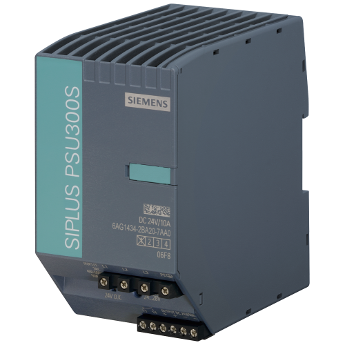 SIPLUS PS PSU300S 10A -25 ... +70&deg;C with conformal coating based on 6EP1434-2BA20. STABILIZED POWER SUPPLY INPUT: 400-500 V 3AC OUTPUT: 24 V DC/10 A