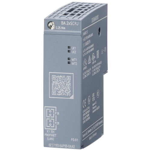 BA 2 x SCRJ Busadapter, 2 x FO-Connectors for PROFINET