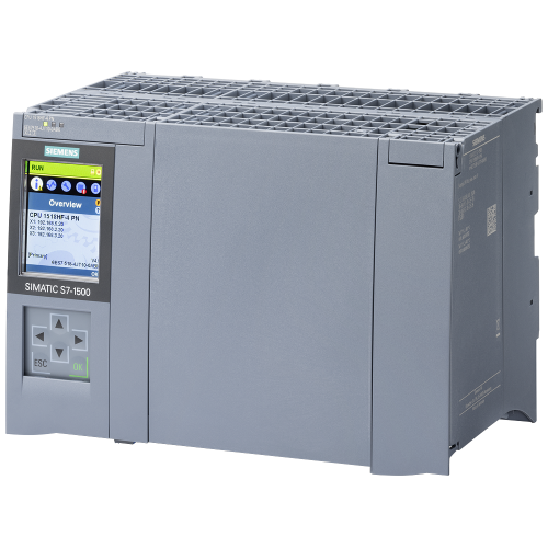 SIMATIC S7-1500HCPU 1518HF-4 PN,  18 MB for work / 150 MB for data, 1st interface: PROFINET RT with 2-port switch, 2nd interface: PROFINET with 2-port switch, 3rd interface: PROFINET, 4th/5th interfac