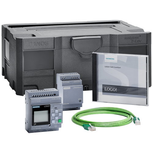 LOGO! starter kit 12/24RCE V8.4 with LOGO! 12/24RCE, LOGO! Soft Comfort, power supply, screwdriver, in Systainer