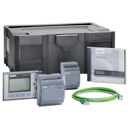 LOGO! TD starter kit 12/24 V8.4 with LOGO! TD, LOGO! 12/24RCEo, LOGO! Soft Comfort, power supply, screwdriver in Systainer