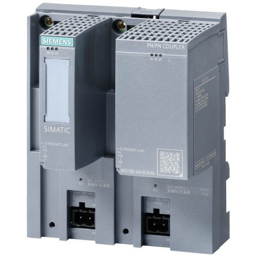 SIMATIC PN/PN Coupler for deterministic data exchange between max.4 PN-Controller per subnet, also f