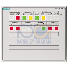 ***Spare part*** Push Button Panel PP17 I 16 short-stroke keys, 16 surface LEDs, 16 DI and 16 DO ter