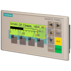 SIMATIC Operator Panel OP 73micro for SIMATIC S7-200 3" LC display, graphics-capable, backlit config