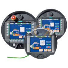 Mobile Panel 277 with acknowledgment pushbutton and STOP pushbutton