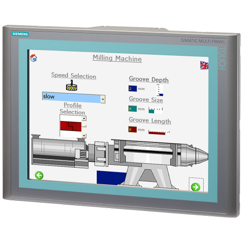 SIMATIC MP 377 pro 15" Touch multi panel, Windows CE 5.0 15" color TFT display 12 MB configuration m