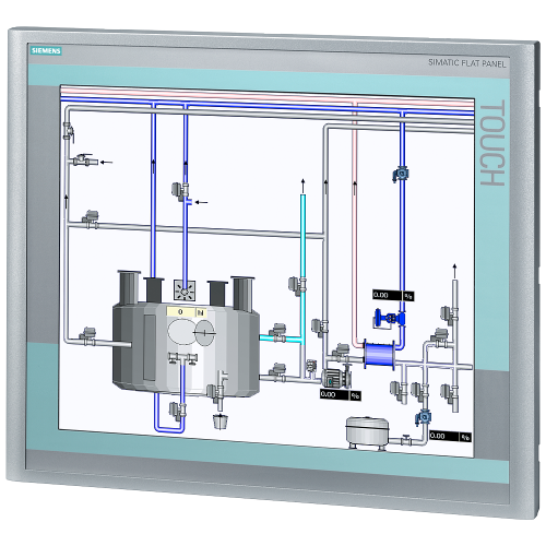 SIMATIC Flat Panel pro 19-inch touch TFT screen with 1280x 1024 pixels resolution 24 V DC/230 V AC c
