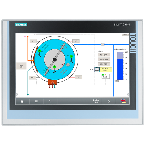 SIMATIC Flat Panel (1280 x 800) 15" Display ONLY, 24vdc, DisplayPort/DVI incl. Cables