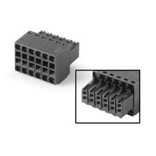 12-pin connector, female 12-pin connector, female 180&Acirc;°, max.: 1.5 mm2 Further information, Quantity