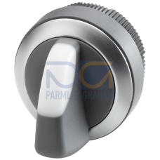 Selector switch for extension units, 22mm, round, plastic, latching, with integrated white LED (illu