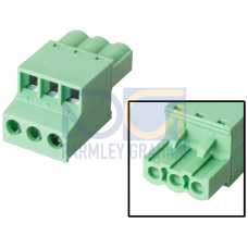 3-pin female collector, type 1 3-pin connector, female IPCs Further information, Quantity and conten