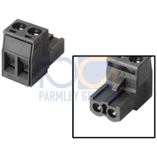 Female connector, 2-pin, type 2 2-pin connector, female Grid size 5.08 mm Further information, Quant