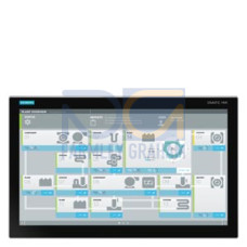 SIMATIC IPC277G (nanopanel PC); 19" multi-touch (1920 x 1080); neutral front; 3x 10/100/1000 Mbps Ethernet RJ45; 2x display port graphic; 4x USB 3.1; 2x M.2 extension slot; 24 V industrial power supp