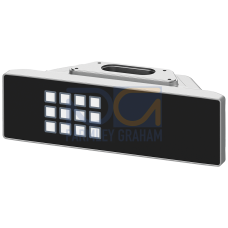 Extension Unit 12" KP12 PN for mounting on all fully IP65-enclosed 16:9 HMI/IPC devices. For the flexible installation of operator controls, 3 mounting positions, 3 operator controls equippable; Conne