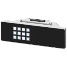 Extension Unit 12" KP12 PN for mounting on all fully IP65-enclosed 16:9 HMI/IPC devices. For the flexible installation of operator controls, 3 mounting positions, 3 operator controls equippable; Conne