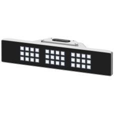 Extension Unit 19" KP36 PN for mounting on all fully IP65-enclosed 16:9 HMI/IPC devices. Without free installation positions. Connection via PROFINET