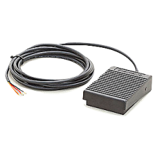 Foot switch molded-plastic enclosure Pedal switch 1-pedal without cover, 1 change-over contact