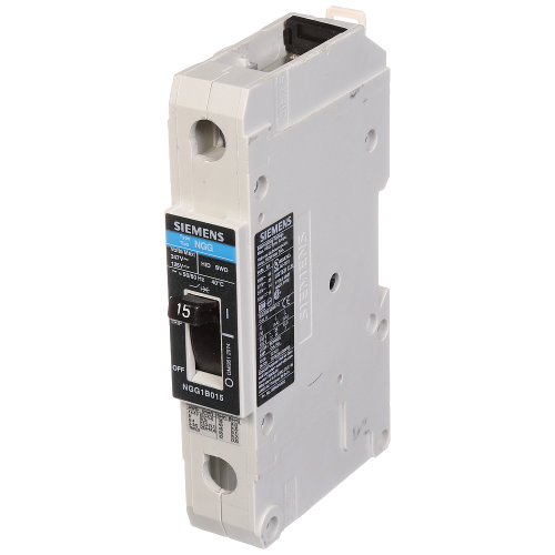 Circuit Breaker NGG NGG1B015L Certification acc. UL489 1 Pole; Rated current lN=15A max. voltage 347