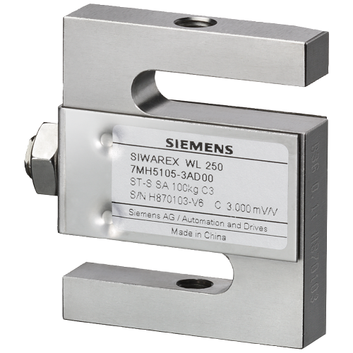 Siwarex WL 250 Load Cell ST-S SA 100kg C3 - Rated Load 100kg - Accuracy class C3 - 6m Cable length,