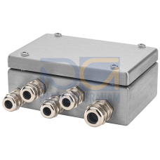 Junction box SIWAREX JB; stainless steel housing to connect in parallel up to 4 load cells in 4-wire