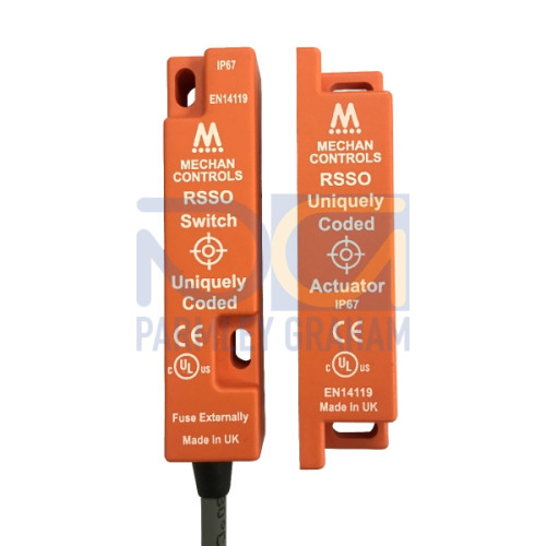 Plastic, Uniquely Coded RFID, 2 Safety, 1 Auxiliary, 24VDC, LED Indication, 06 Metre Pre-wired Cable