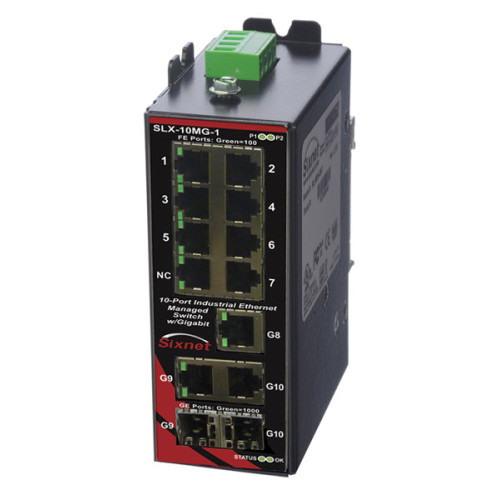 SLX-10MG-1 Managed Industrial Ethernet Switch