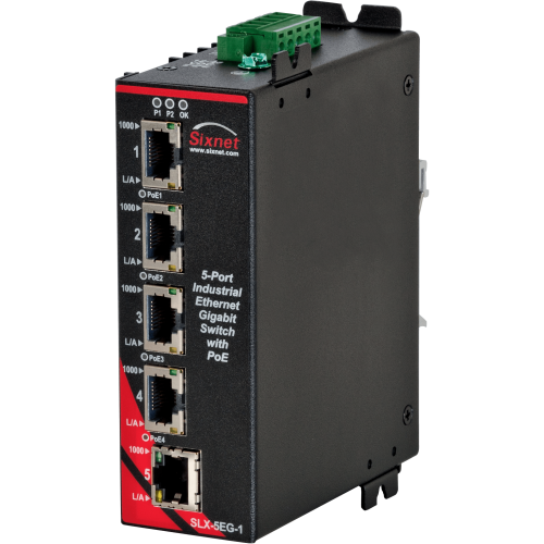 SLX-5EG-1 Unmanaged Gigabit Ethernet PoE Switch