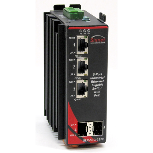 SLX-5EG-2SFP Unmanaged Gigabit Ethernet POE Switch