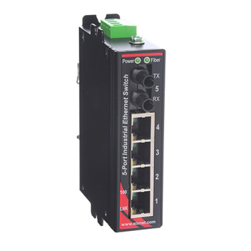 SLX-5ES Unmanaged Industrial Ethernet Switch, ST 60km