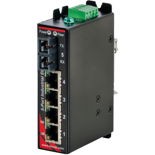 SLX-5ES Unmanaged Industrial Ethernet Switch, SC 60km