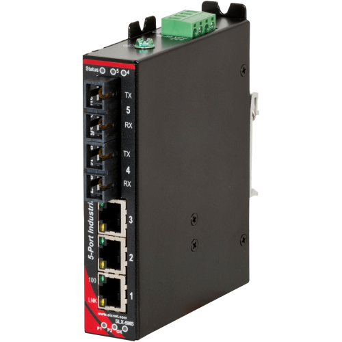 SLX-5MS Managed Industrial Ethernet Switch, SC 20km