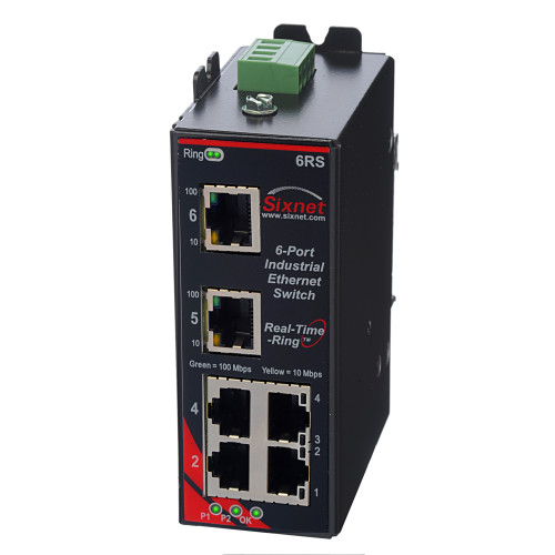 SLX-6RS Industrial Ethernet Ring Switch with Monitoring