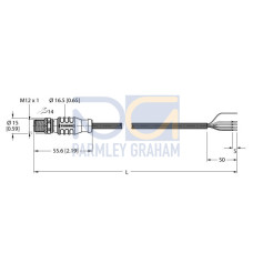 Bus Cable for CAN (DeviceNet, CANopen), PVC Cable Jacket, Thin