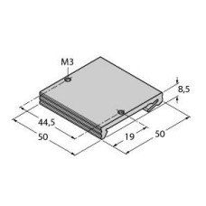 Accessories for Fieldbus Systems, Aluminum Mounting Adapter for 35-mm DIN Rail