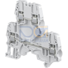 ZS6-D2 Double Decker Terminal - Grey, 6mm&sup2; (41A)