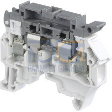 ZS4-SF1 Screw Clamp Terminal Block - for Fuses 5x20 and 5x25mm - Grey - 4mm&sup2;